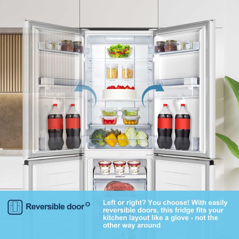 Fridgemaster Fridge Freezer 60/40 Total No Frost - White - MC55251DE