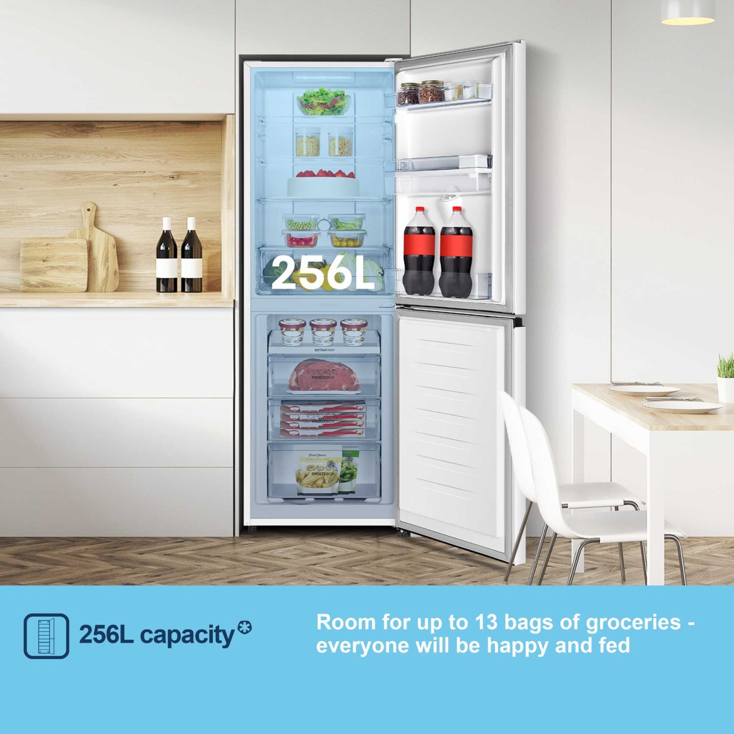 Fridgemaster Fridge Freezer 60/40 Total No Frost - White - MC55251DE