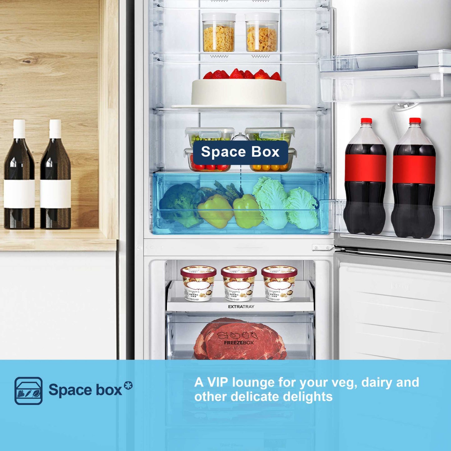 Fridgemaster Fridge Freezer 60/40 Total No Frost - White - MC55251DE