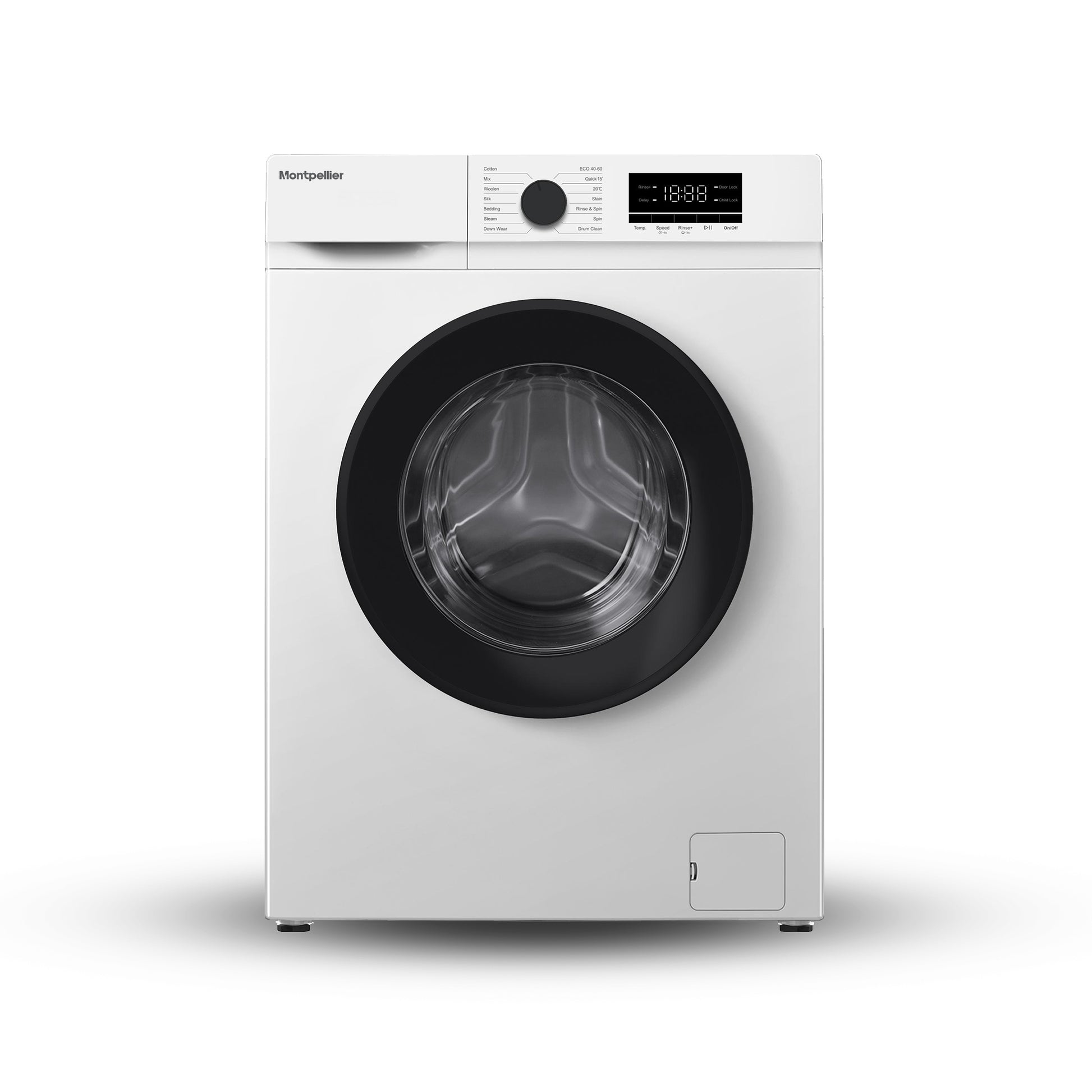 Montpellier MDA812CWM 8Kg 1200rpm Washing Machine in White