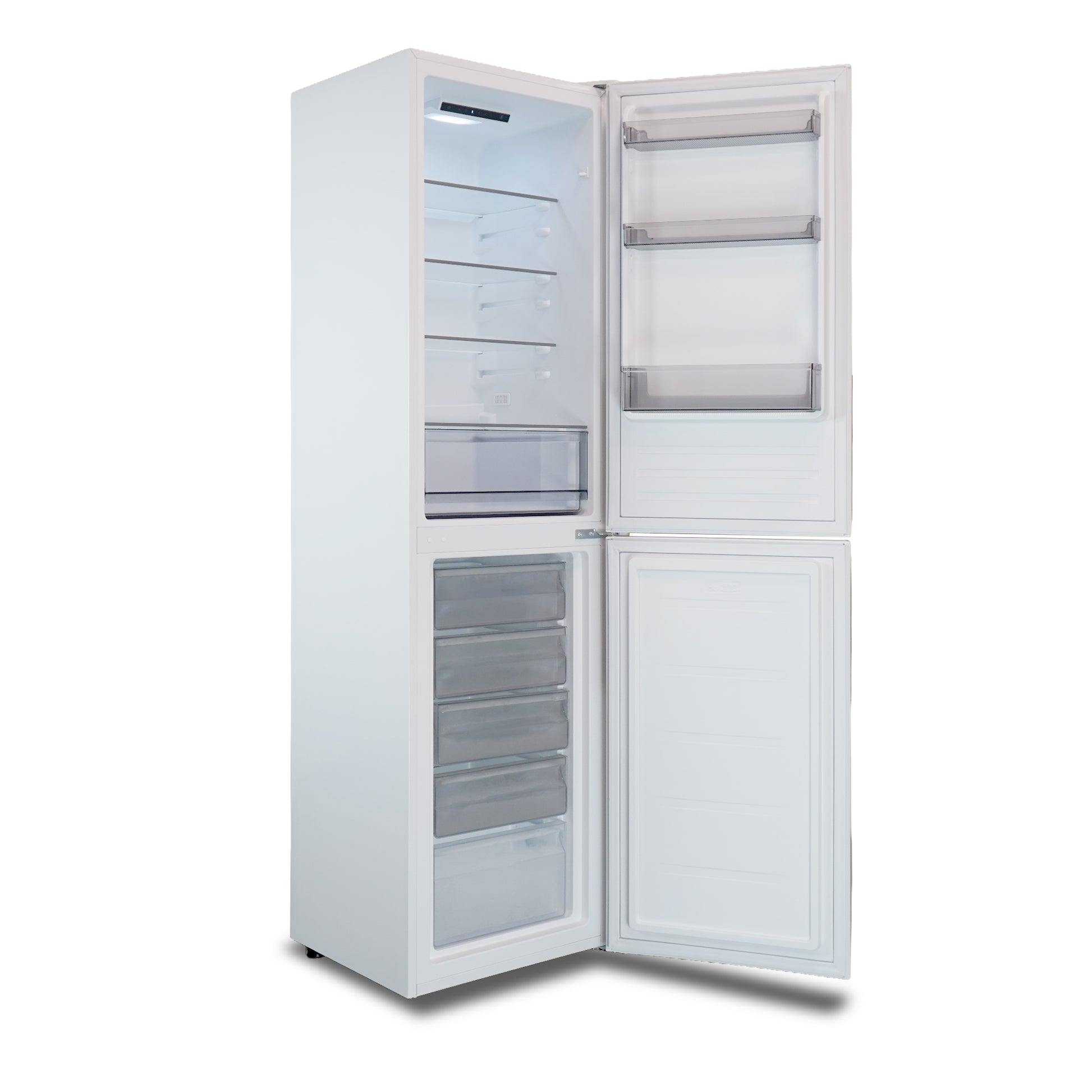 Montpellier MDALF20055W Low Frost Fridge Freezer in White