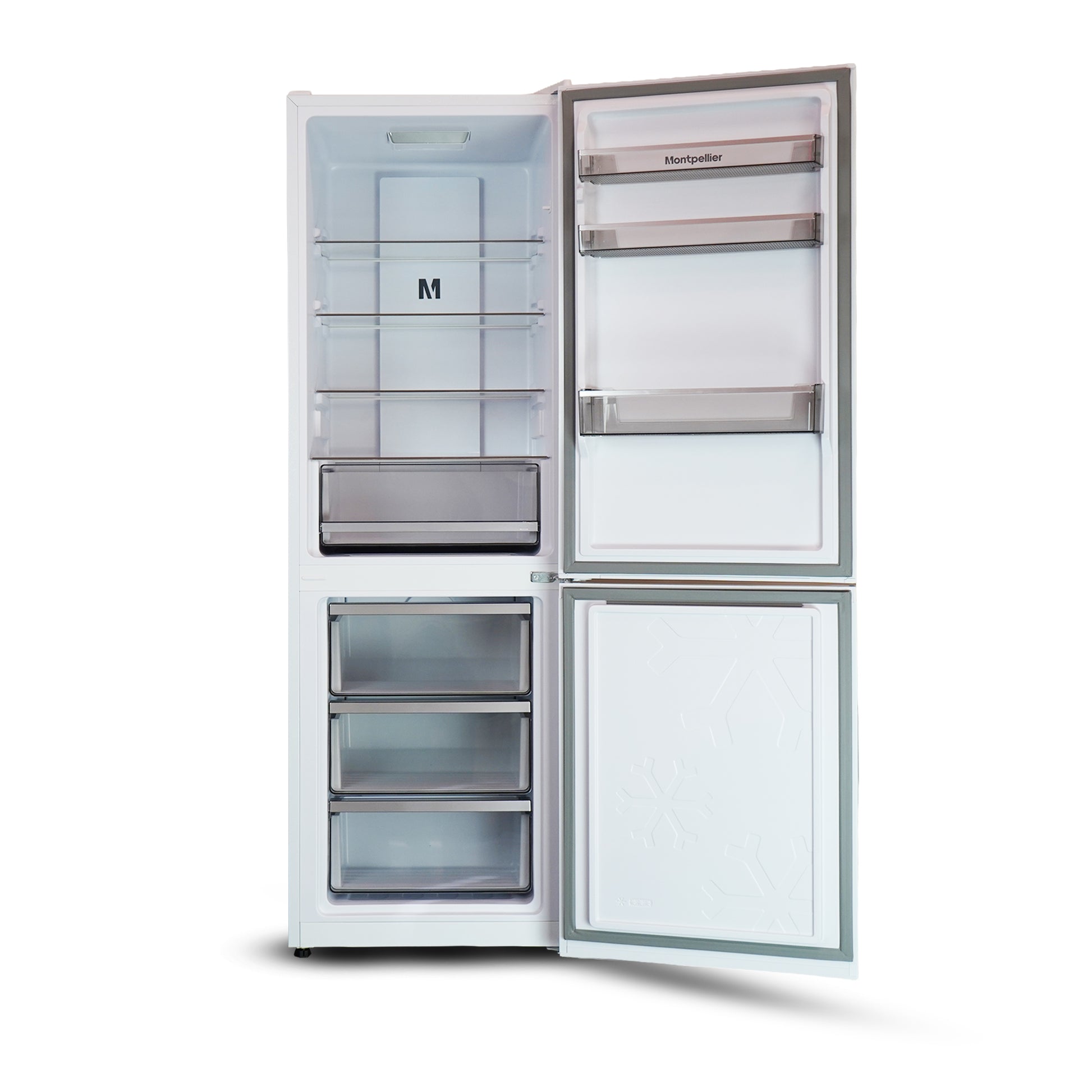 Montpellier MDANF188W No Frost Fridge Freezer in White