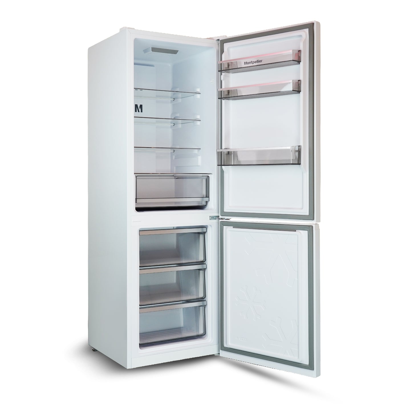 Montpellier MDANF188W No Frost Fridge Freezer in White
