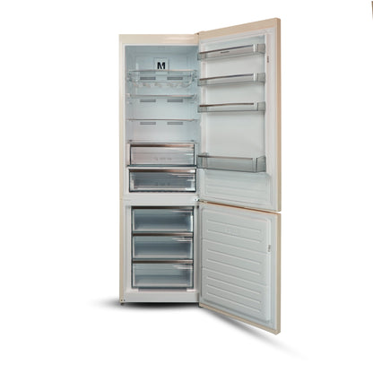 Montpellier MDANF201C No Frost Fridge Freezer in Cream