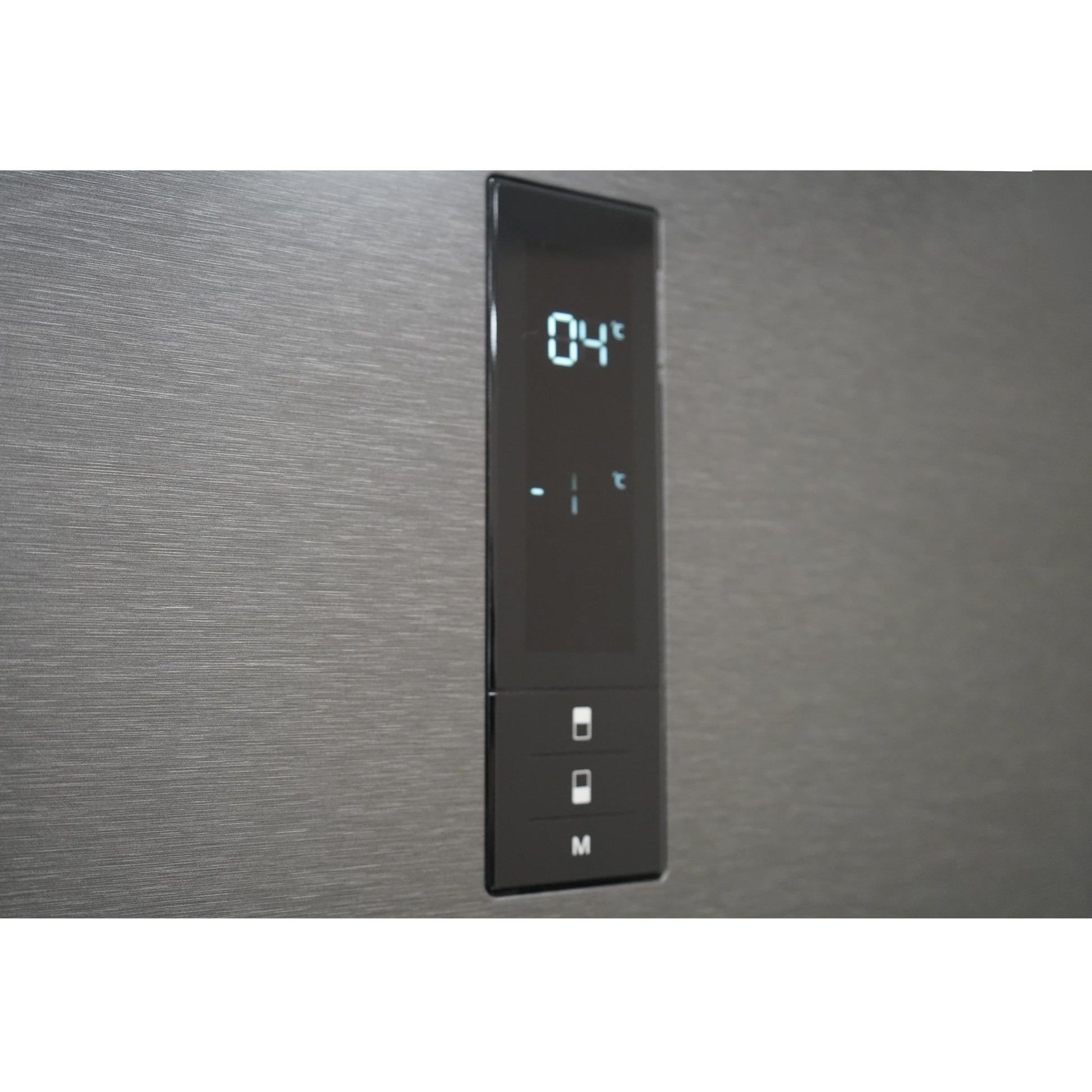 Montpellier MDANF201DX No Frost Fridge Freezer in Dark Inox