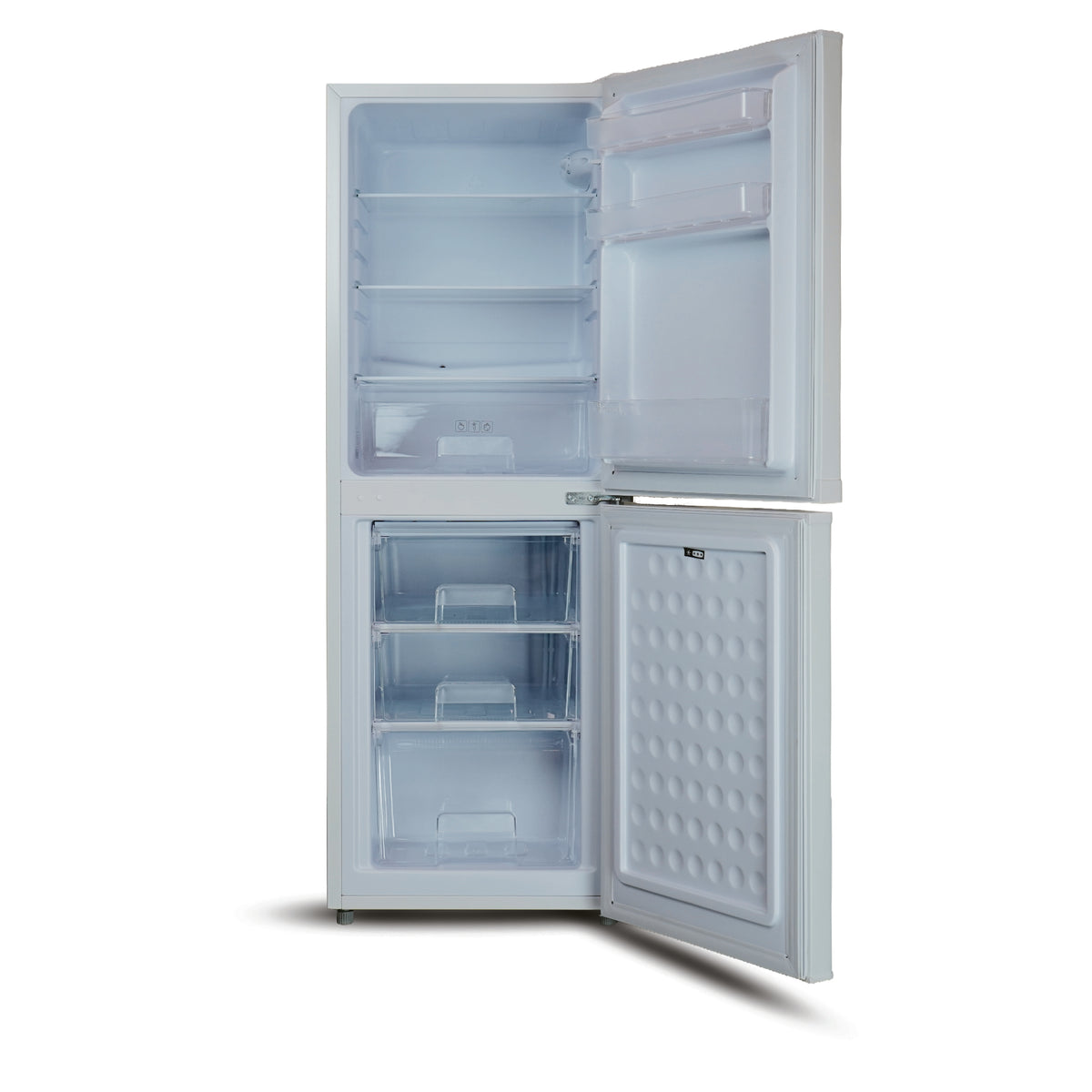 Montpellier MDAS136W Static Fridge Freezer in White