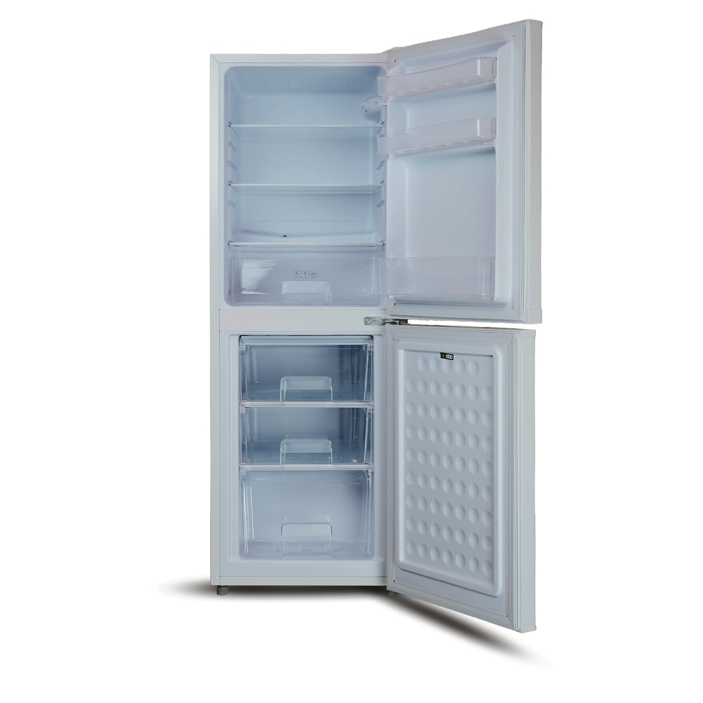 Montpellier MDAS136W Static Fridge Freezer in White