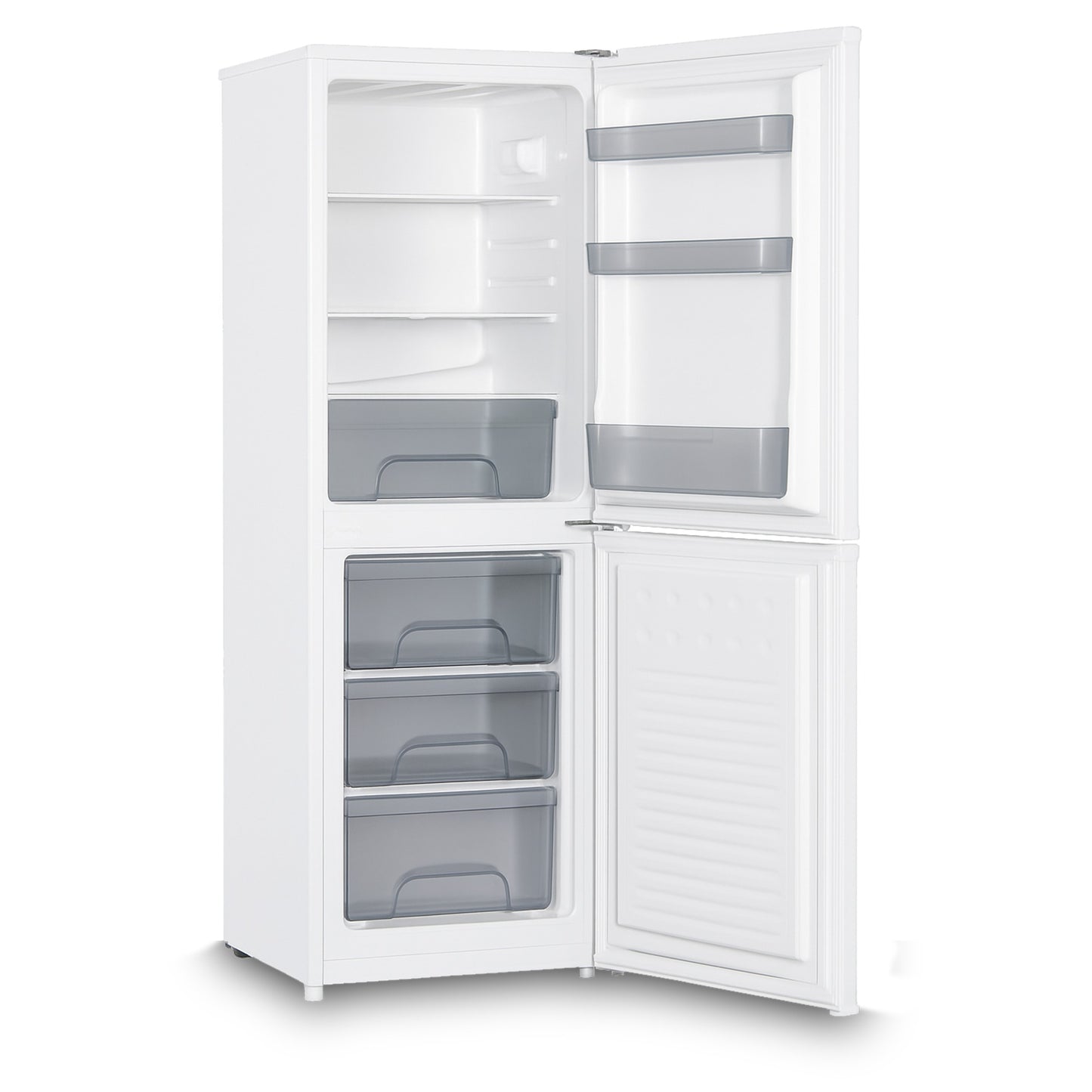Montpellier MDAS144W Static Fridge Freezer in White