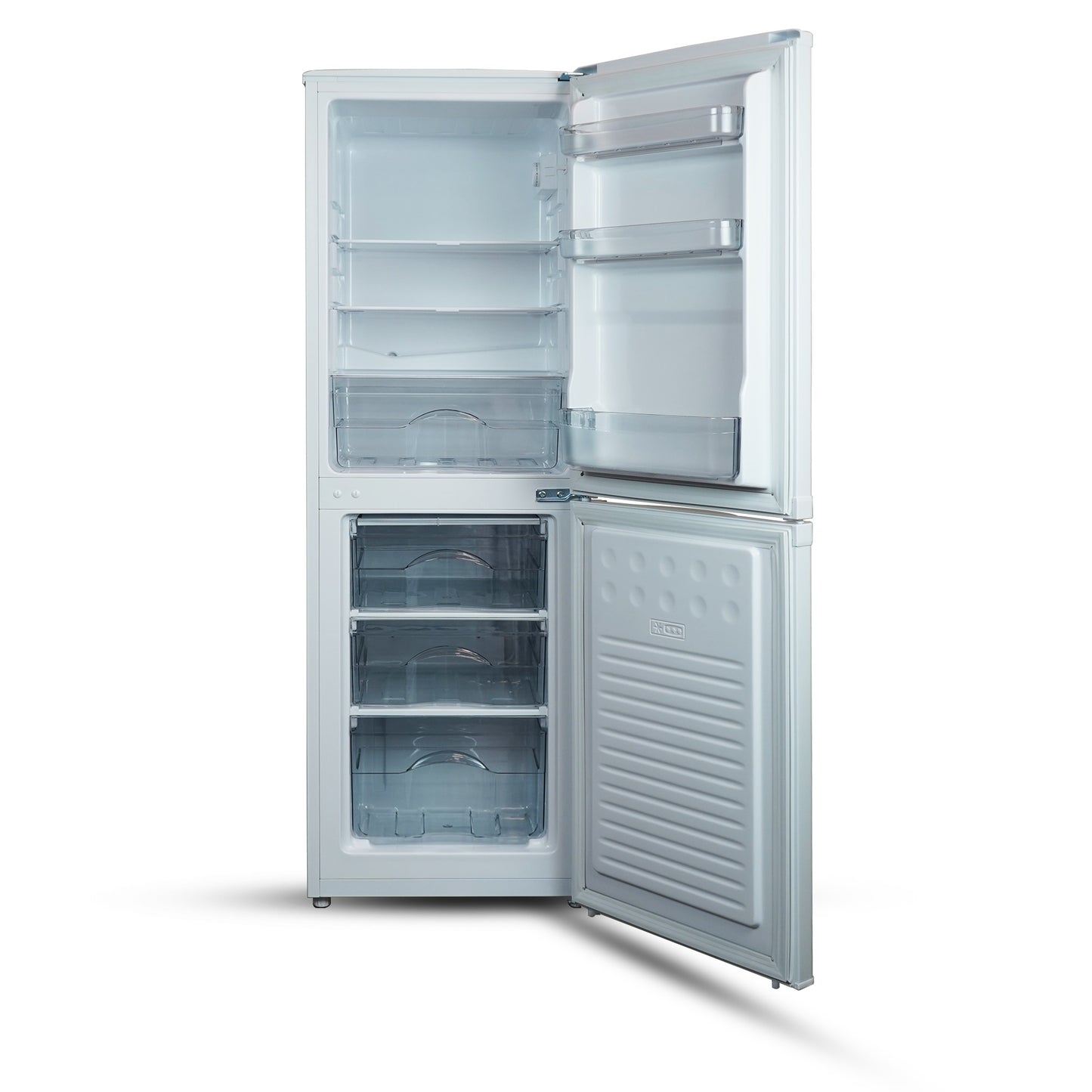 Montpellier MDAS144W Static Fridge Freezer in White