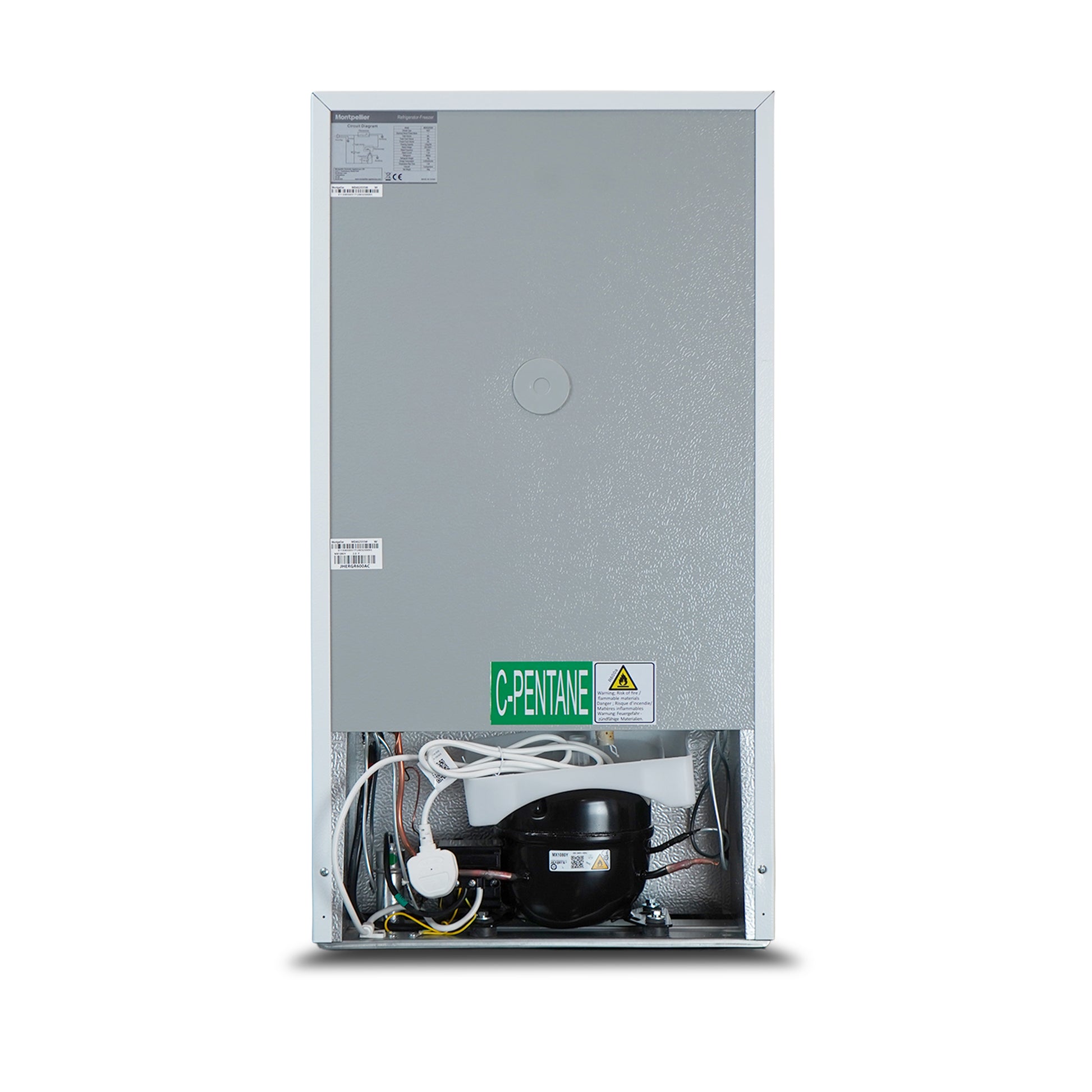 Montpellier MDAS2035W Undercounter Fridge Freezer in White
