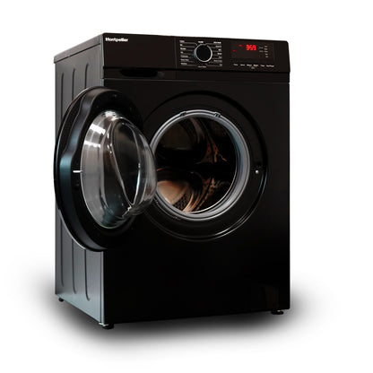 Montpellier MDAWM1014K 10kg 1400rpm Washing Machine in Black