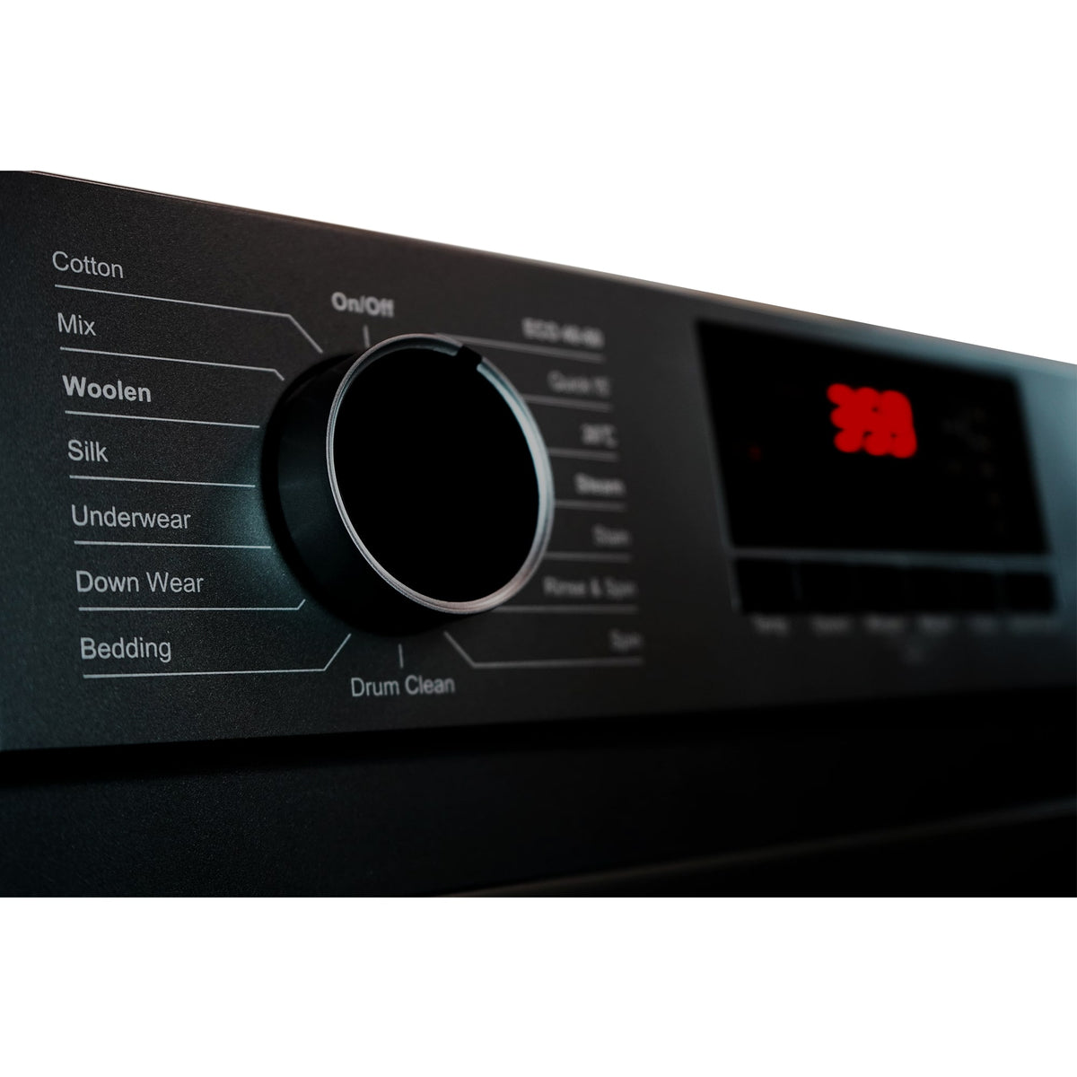 Montpellier MDAWM1014K 10kg 1400rpm Washing Machine in Black