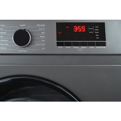 Montpellier MDAWM1014S 10kg 1400rpm Washing Machine in Silver