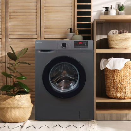 Montpellier MDAWM1014S 10kg 1400rpm Washing Machine in Silver