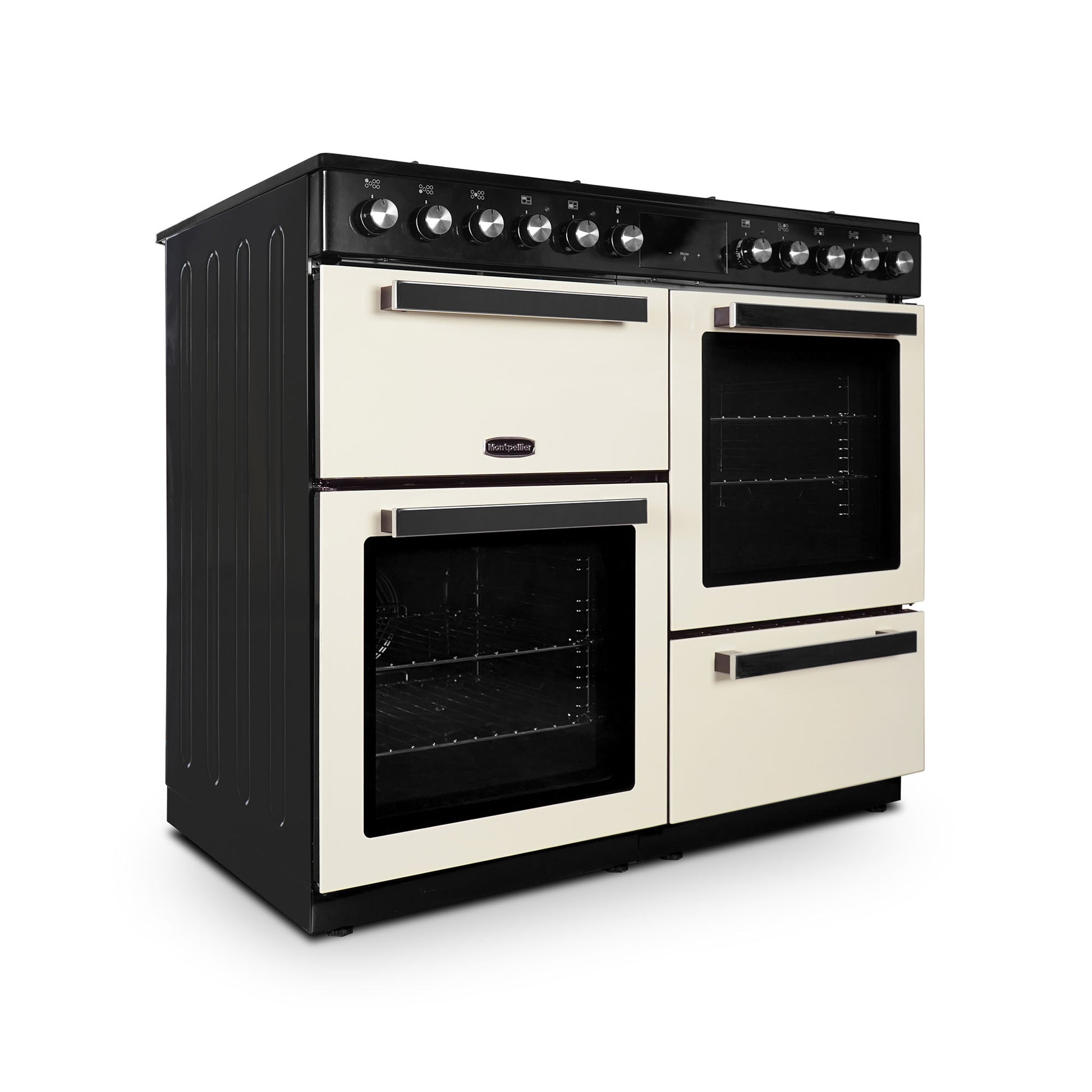 Montpellier MDFRC100C 100cm Dual Fuel Range Cooker in Cream
