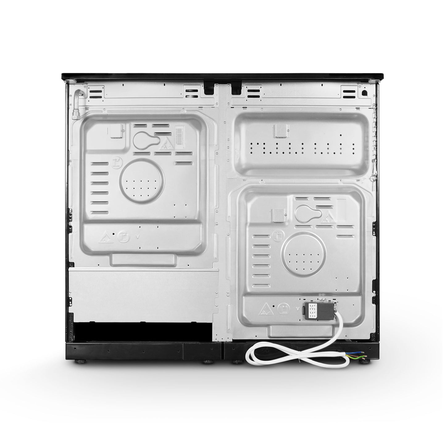 Montpellier MDFRC100K Dual Fuel Range Cooker in Black