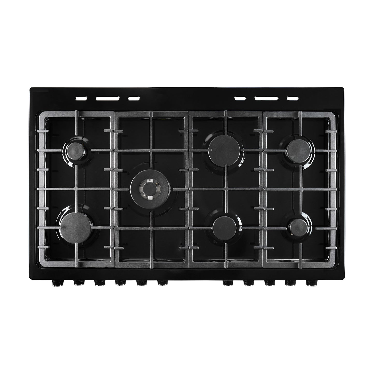 Montpellier MDFRC100K Dual Fuel Range Cooker in Black