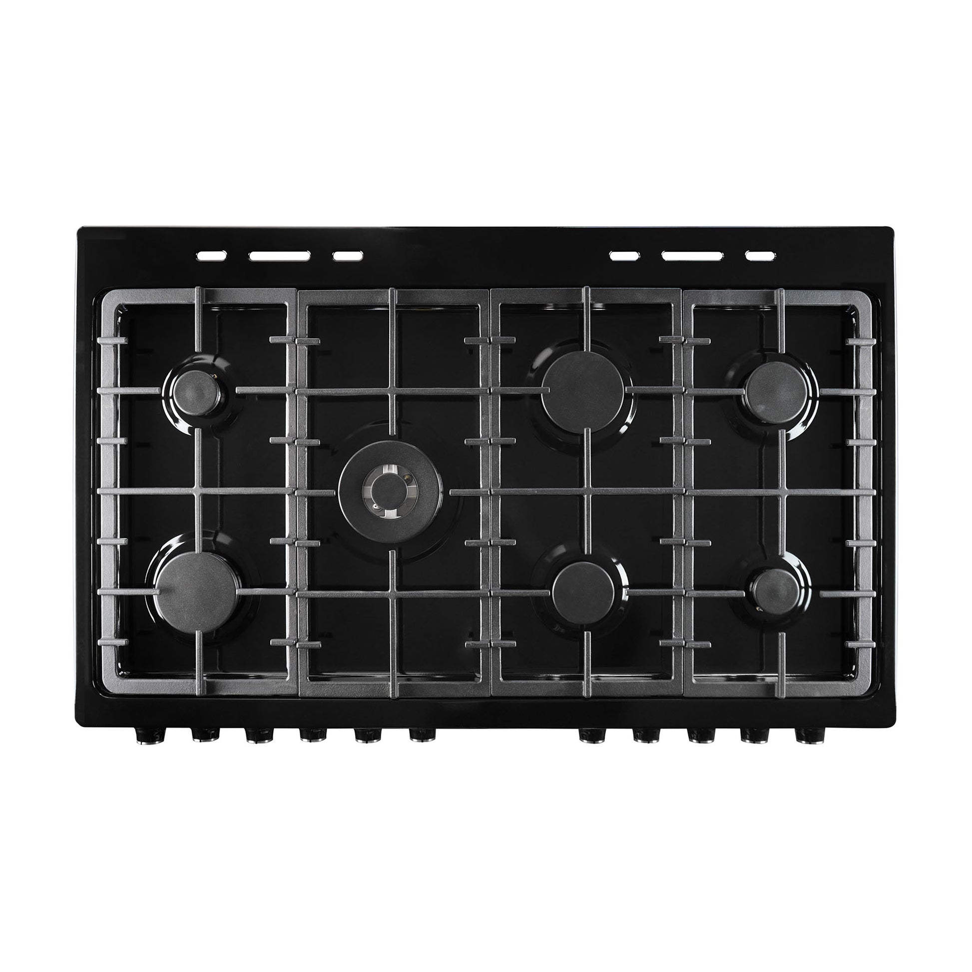 Montpellier MDFRC100K Dual Fuel Range Cooker in Black