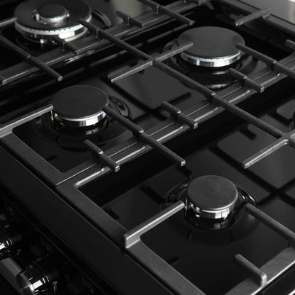 Montpellier MDFRC100K Dual Fuel Range Cooker in Black