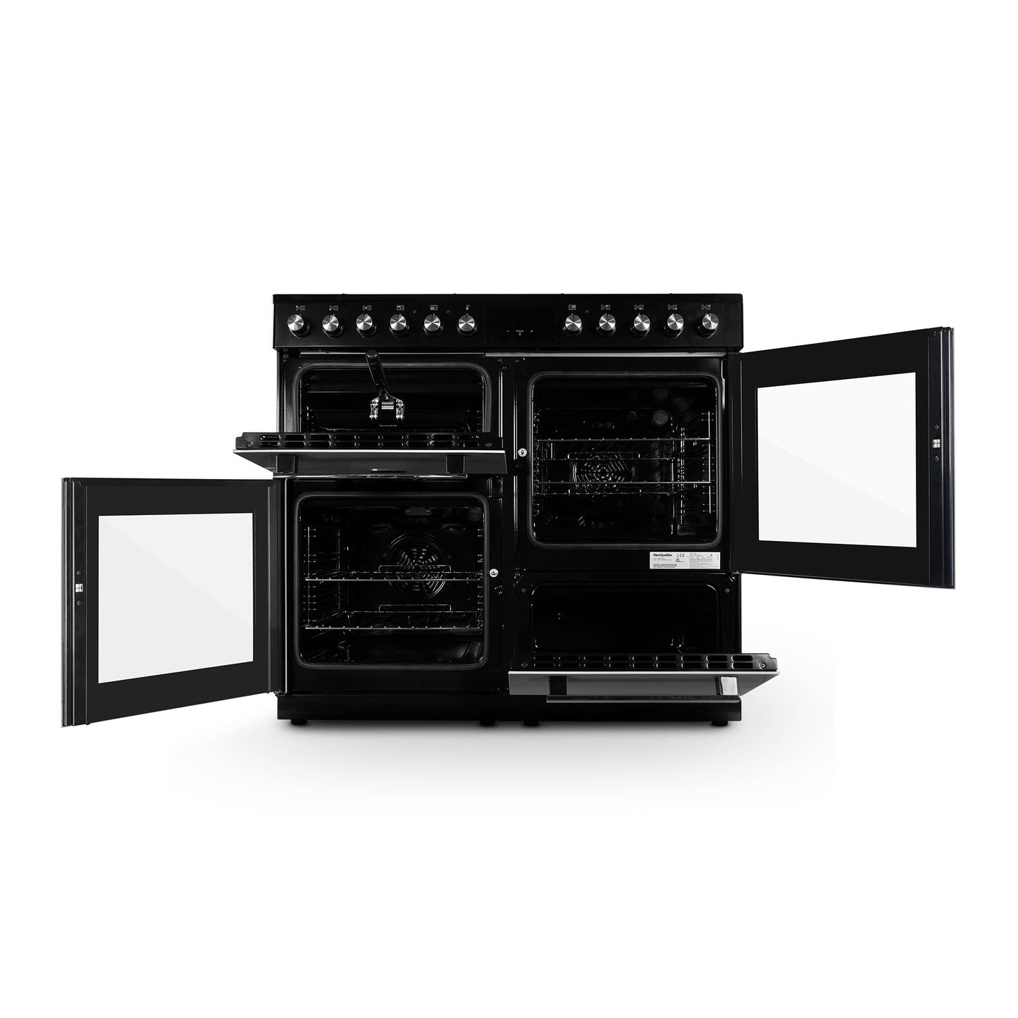 Montpellier MDFRC100X 100cm Dual Fuel Range Cooker in Inox