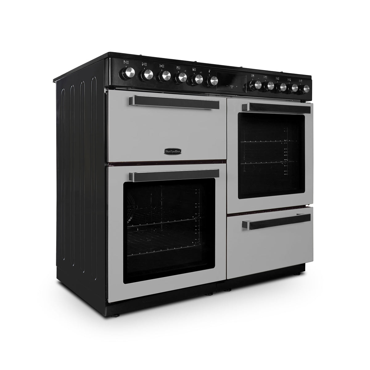 Montpellier MDFRC100X 100cm Dual Fuel Range Cooker in Inox