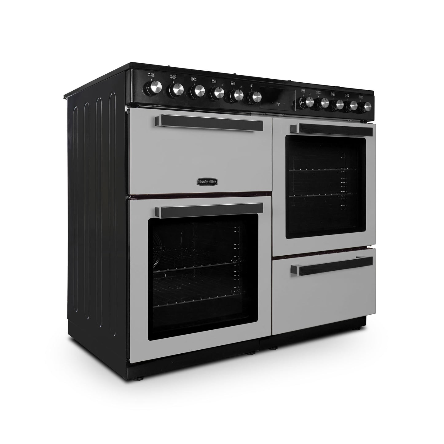 Montpellier MDFRC100X 100cm Dual Fuel Range Cooker in Inox