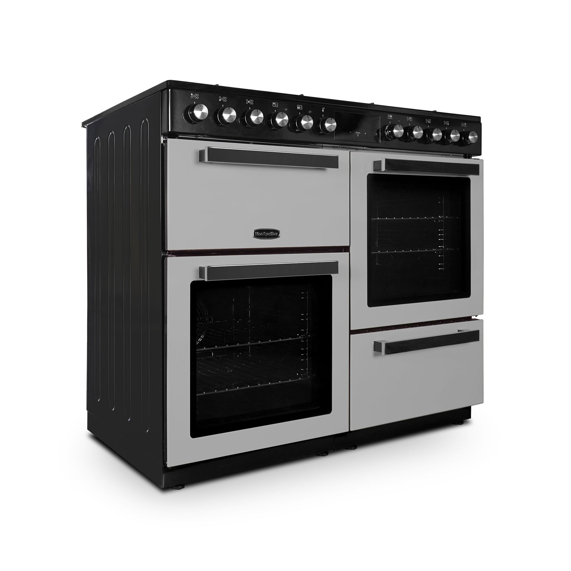 Montpellier MDFRC100X 100cm Dual Fuel Range Cooker in Inox
