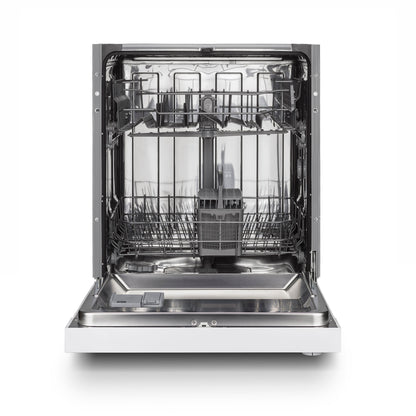 Montpellier MDI655W Full Size 60cm Drawline/Semi Integrated Dishwasher in White