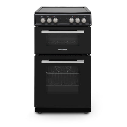 Montpellier MDOC50FK 50cm Ceramic Double Oven Black