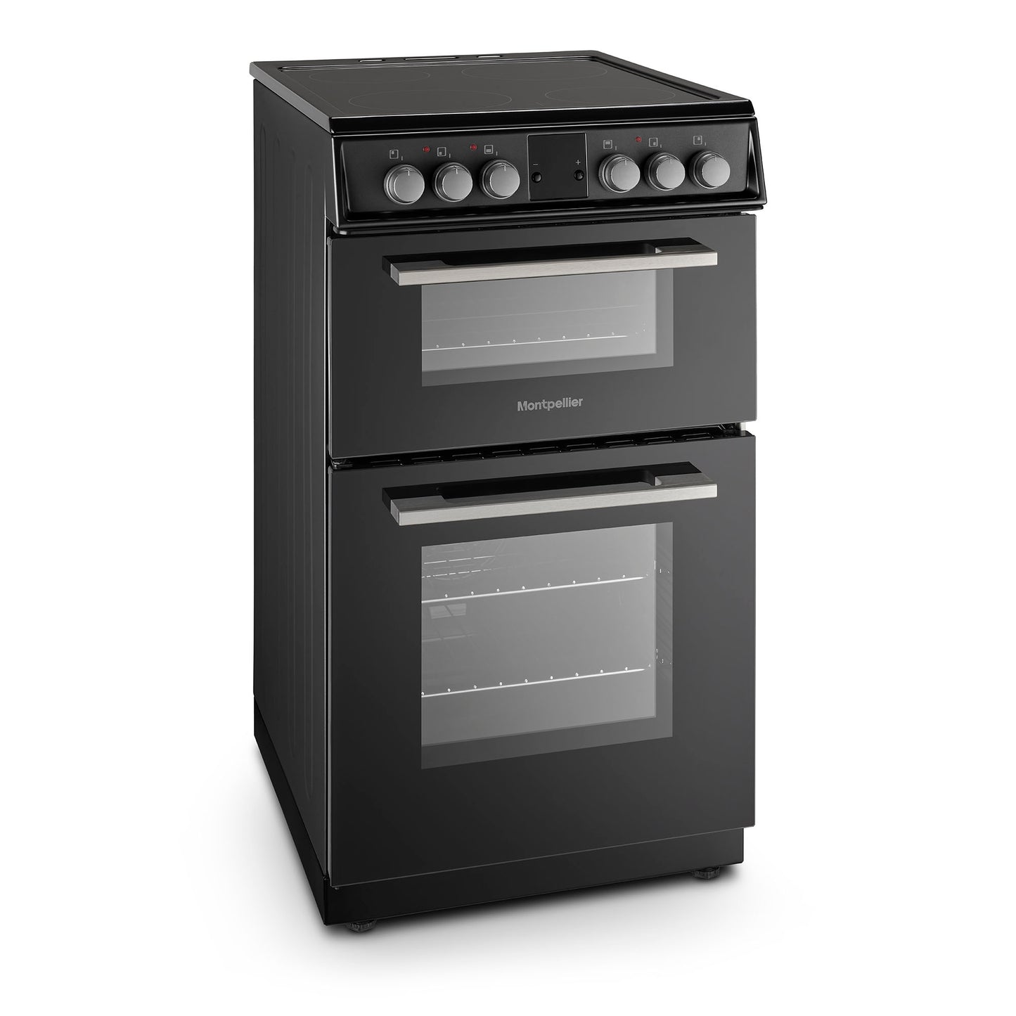 Montpellier MDOC50FK 50cm Ceramic Double Oven Black