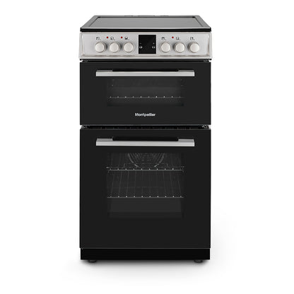 Montpellier MDOC50FS 50cm Ceramic Double Oven Silver