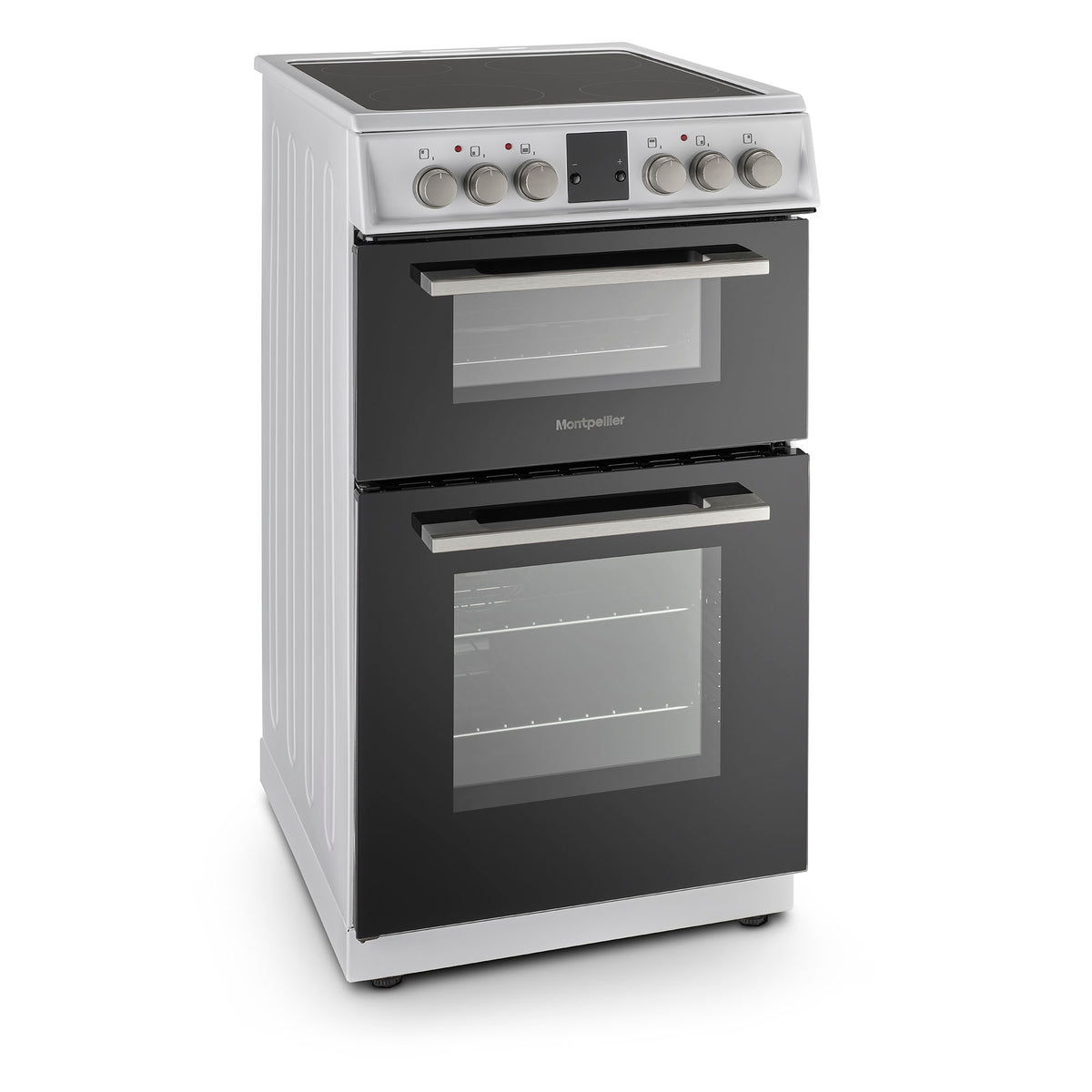 Montpellier MDOC50FW 50cm Ceramic Double Oven White