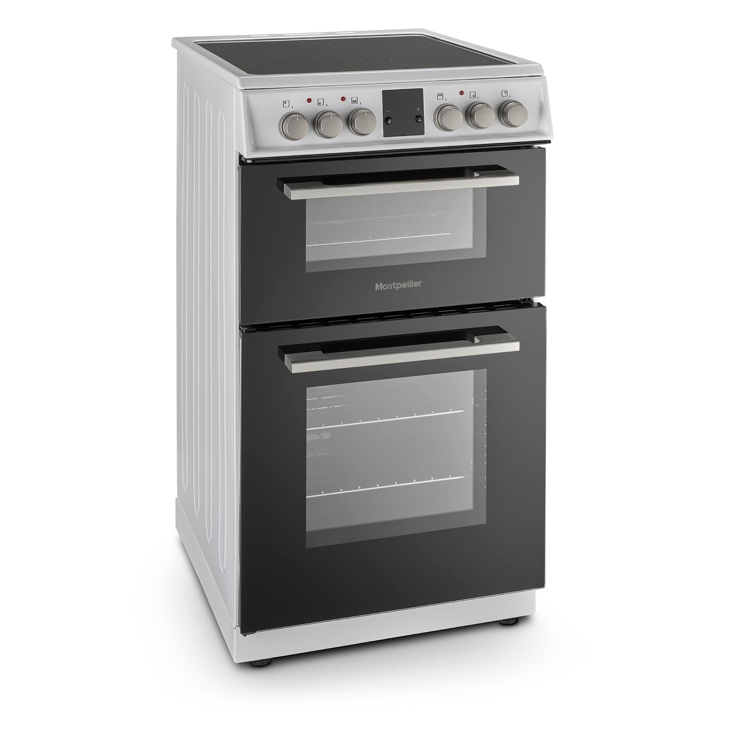Montpellier MDOC50FW 50cm Ceramic Double Oven White