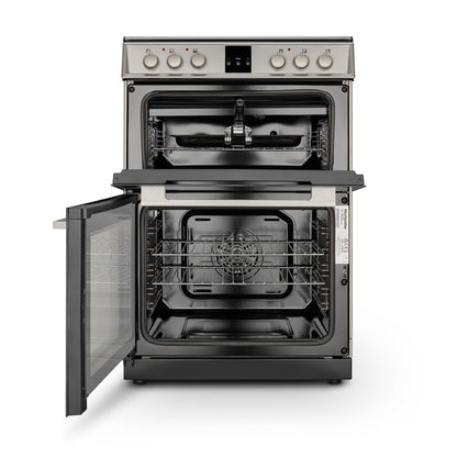 Montpellier MDOC60FS 60cm Ceramic Double Oven Silver