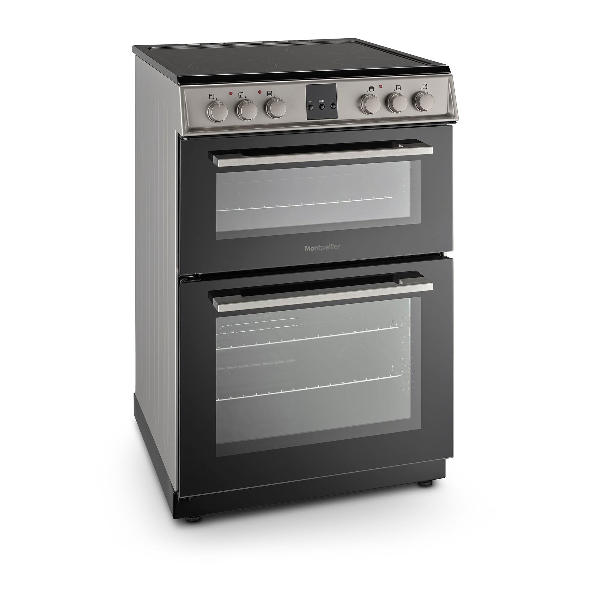 Montpellier MDOC60FS 60cm Ceramic Double Oven Silver