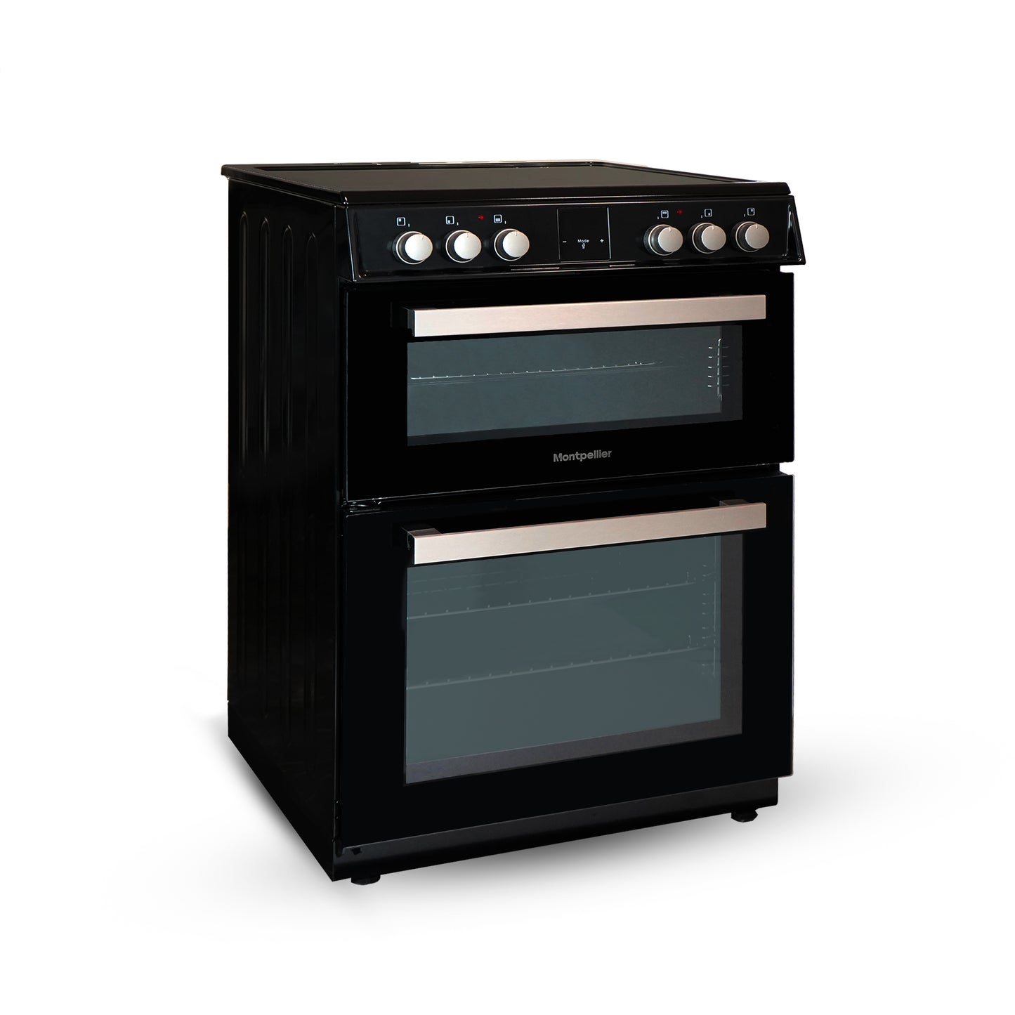 Montpellier MDOI60FK 60cm Induction Double Cooker in Black