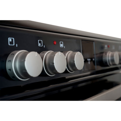 Montpellier MDOI60FK 60cm Induction Double Cooker in Black