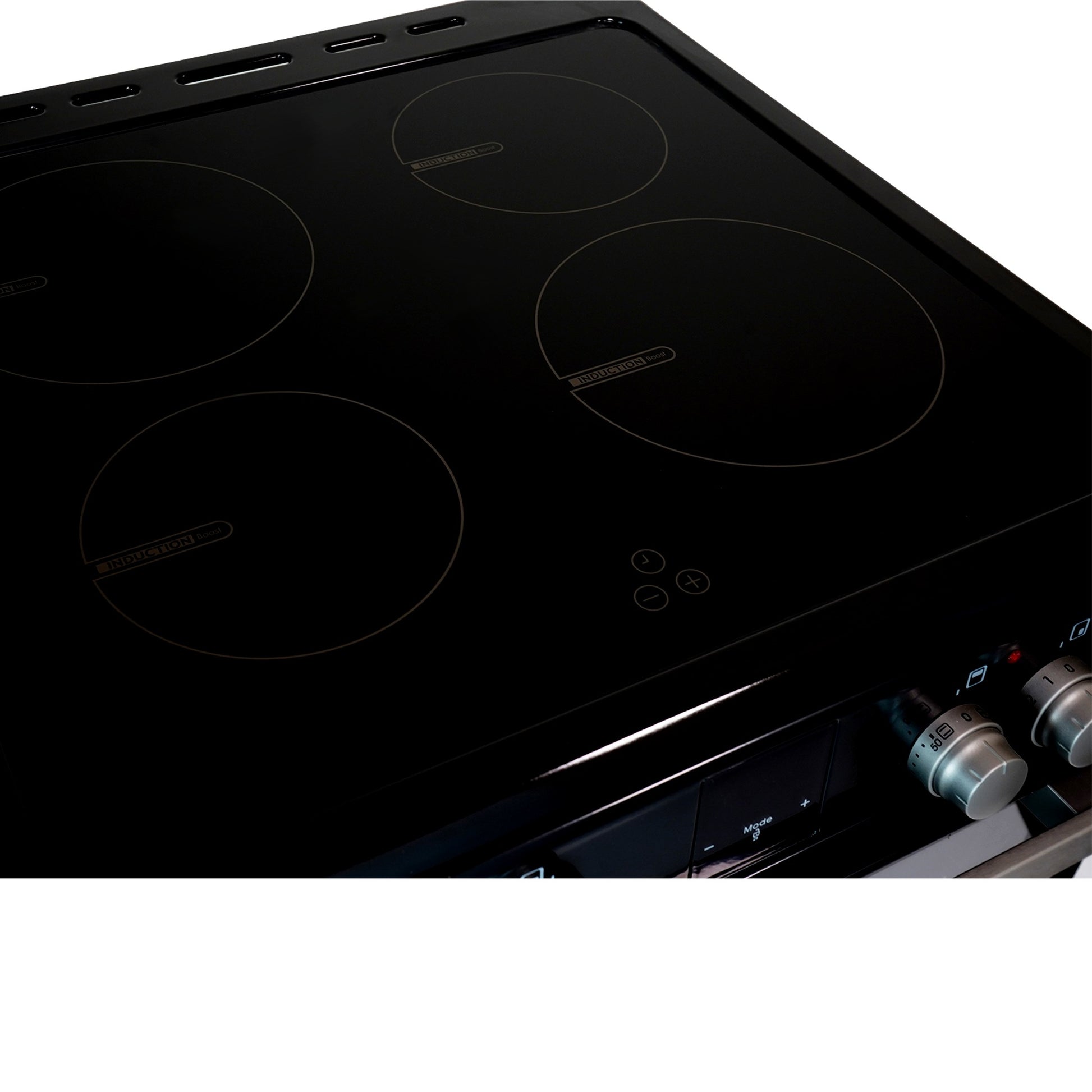 Montpellier MDOI60FK 60cm Induction Double Cooker in Black