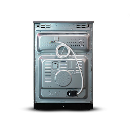 Montpellier MDOI60FS 60cm Induction Double Cooker in Silver