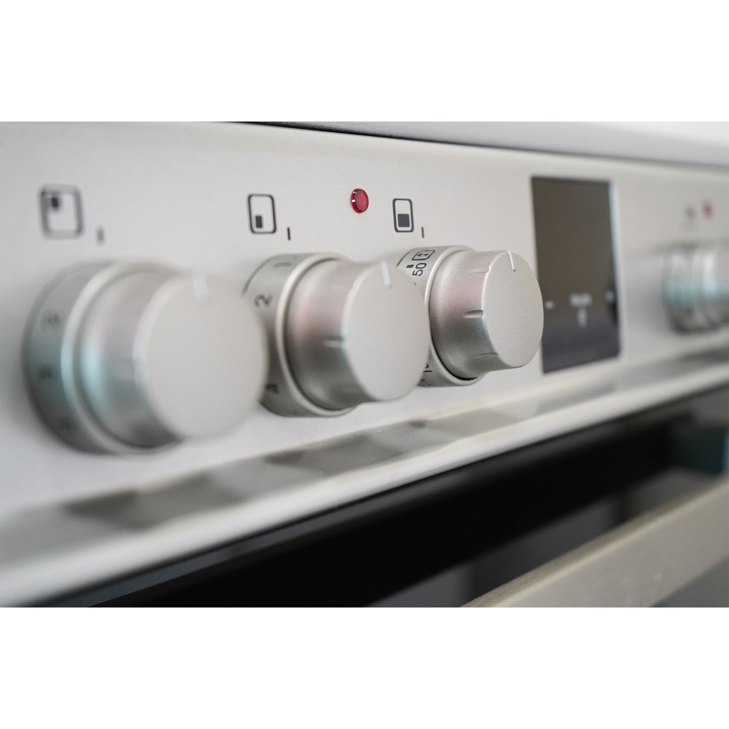 Montpellier MDOI60FS 60cm Induction Double Cooker in Silver