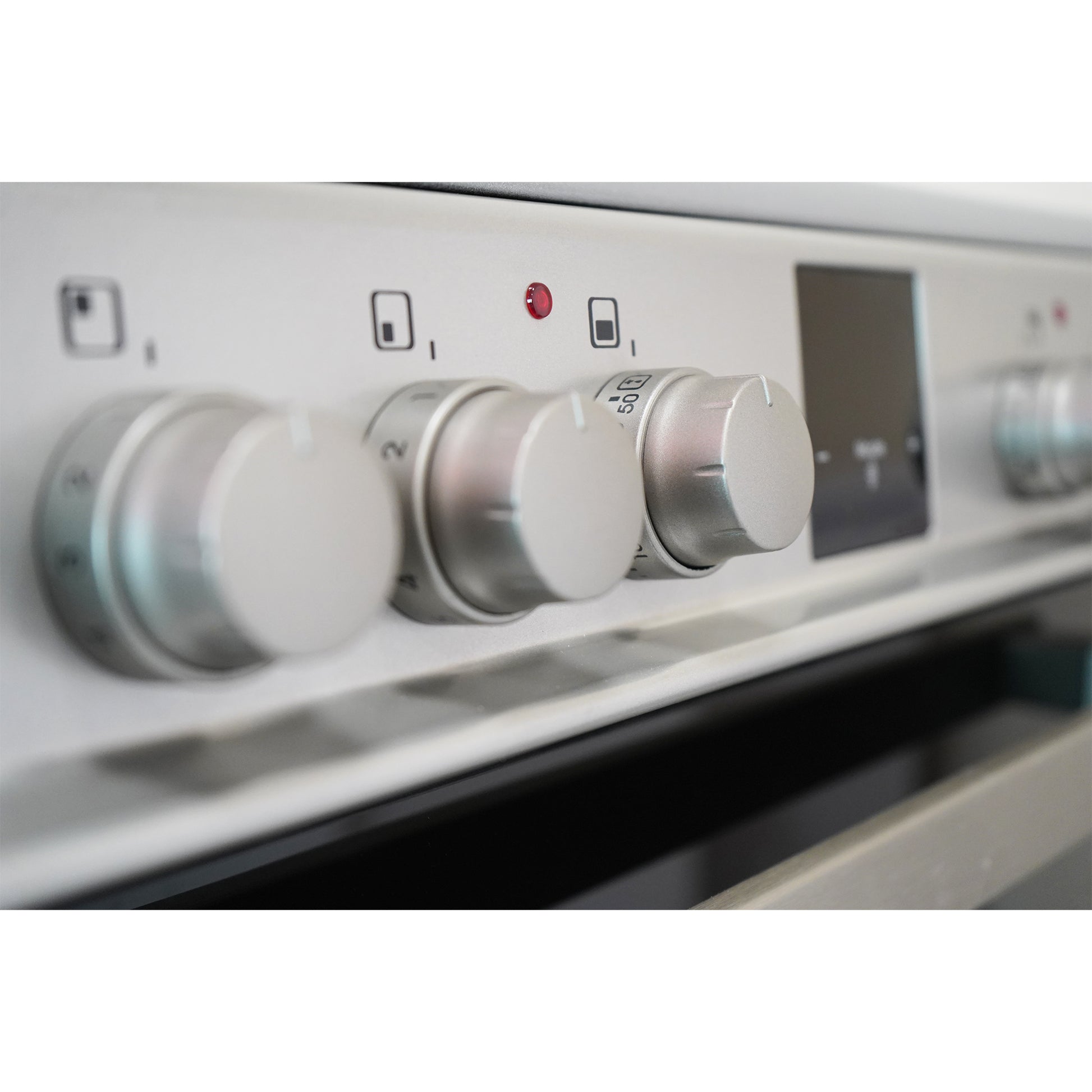 Montpellier MDOI60FS 60cm Induction Double Cooker in Silver