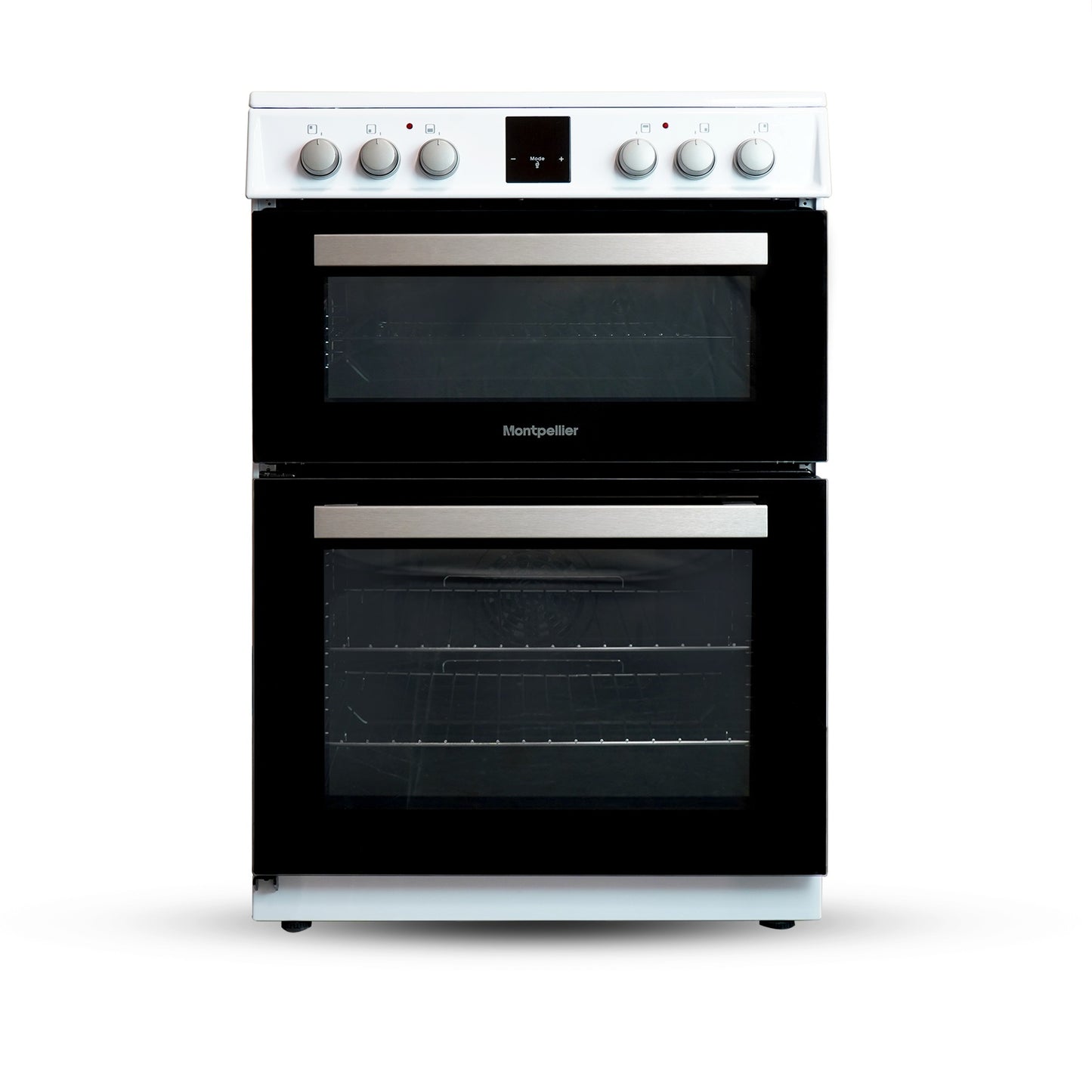 Montpellier MDOI60FW 60cm Induction Double Cooker in White