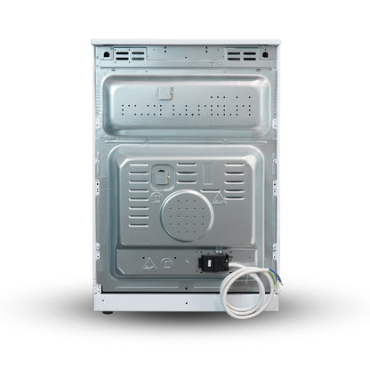 Montpellier MDOI60FW 60cm Induction Double Cooker in White