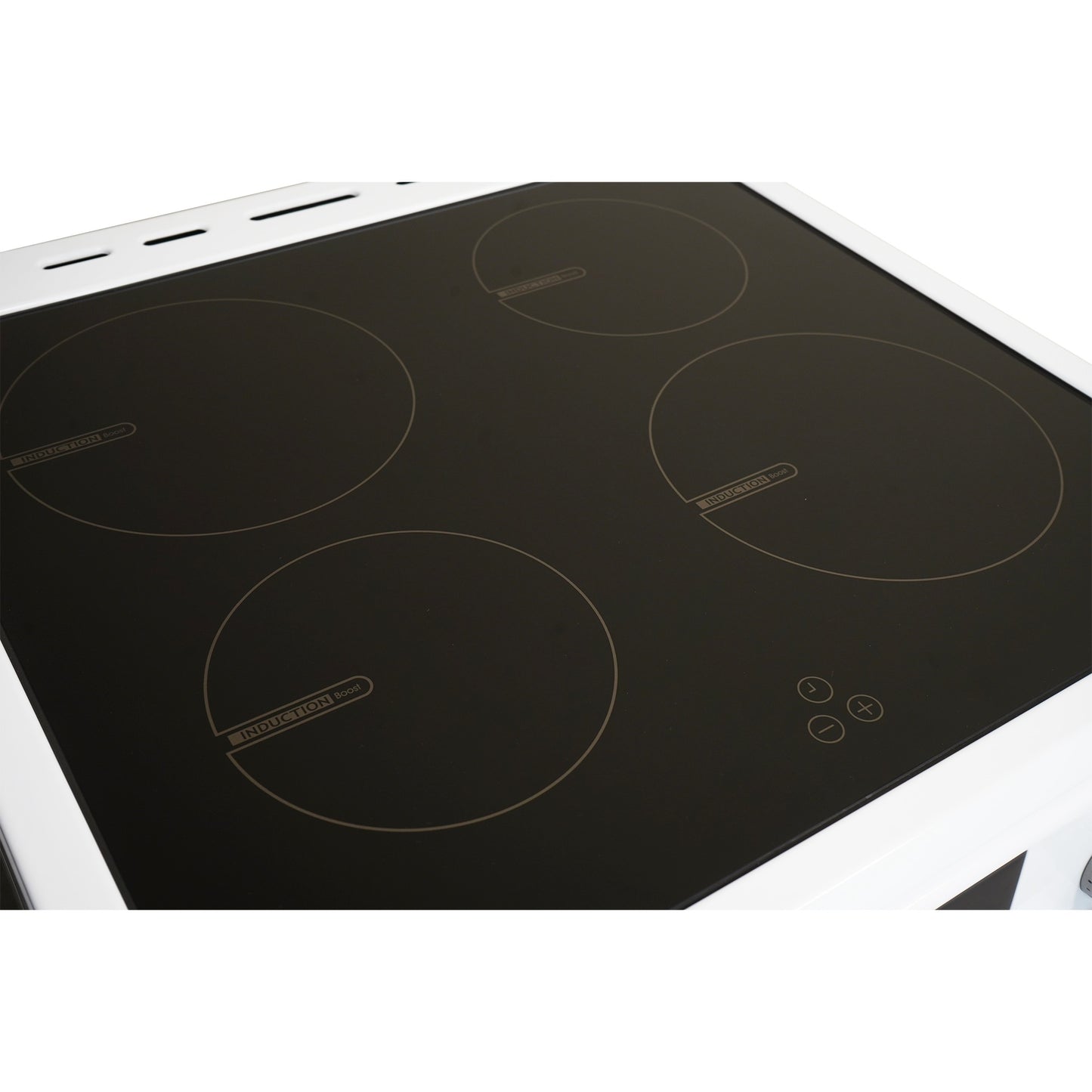 Montpellier MDOI60FW 60cm Induction Double Cooker in White