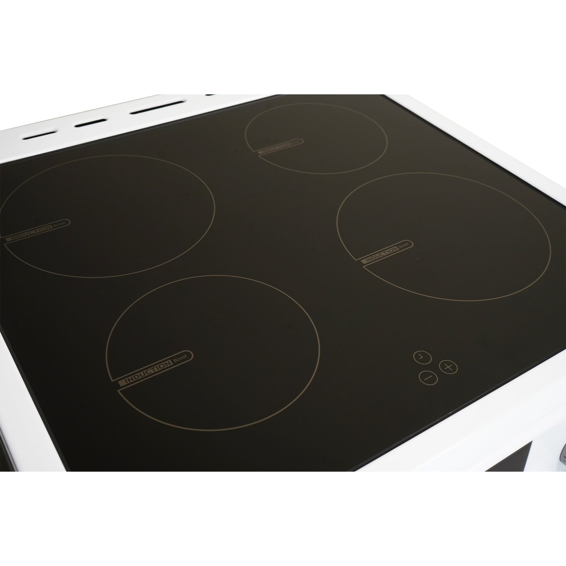 Montpellier MDOI60FW 60cm Induction Double Cooker in White