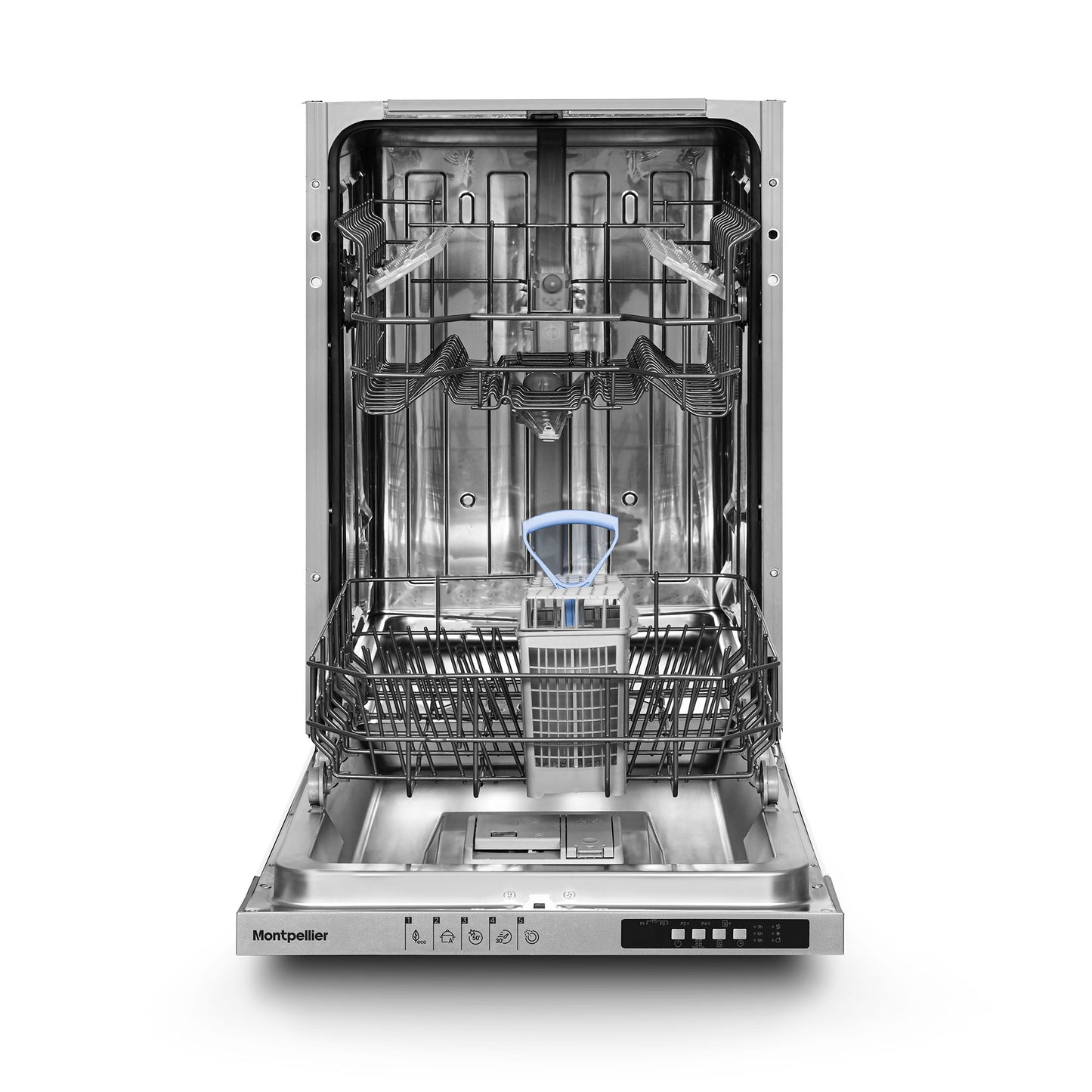 Montpellier MDWBID4553 Slimline 45cm Integrated Dishwasher