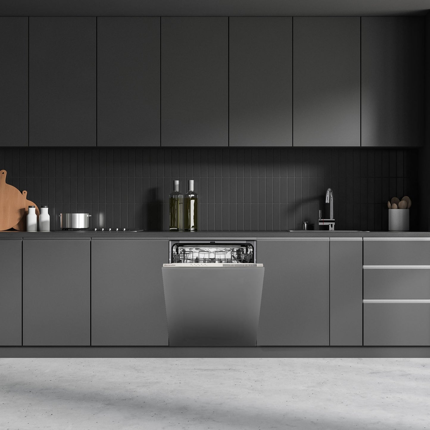 Montpellier MDWBID6053 60cm Integrated Dishwasher