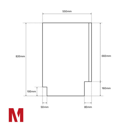 Montpellier MDWBID6053 60cm Integrated Dishwasher