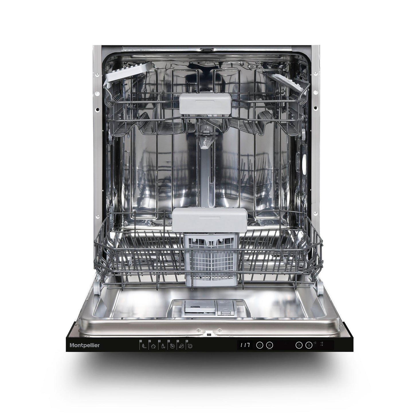 Montpellier MDWBID6064 Fullsize 60cm Integrated Dishwasher