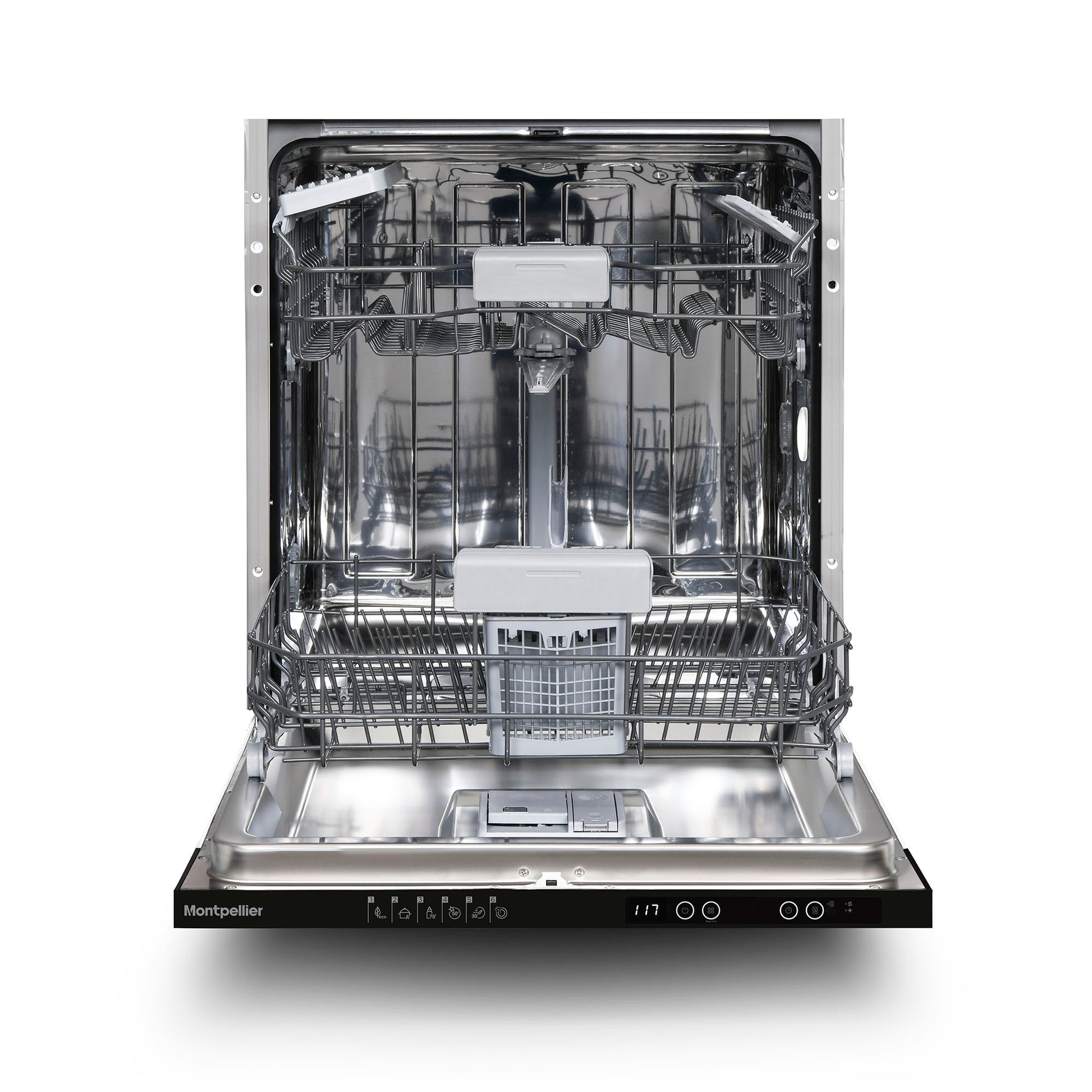 Montpellier MDWBID6064 Fullsize 60cm Integrated Dishwasher